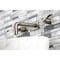 Kingston Brass KS6128DFL Two-Handle Wall Mount Bathroom Faucet, Brushed Nickel KS6128DFL - alternate 4